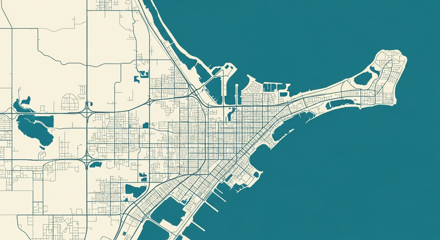 Map of Miami and Miami-Dade County, Total Vet's mobile veterinary service area